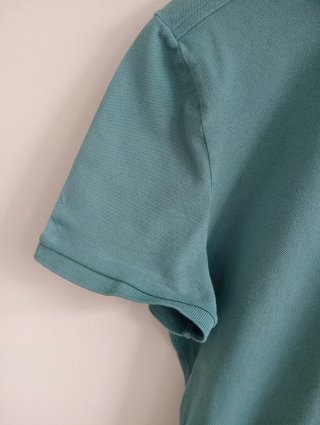 Polo Lacoste Talla L Verde Azulado