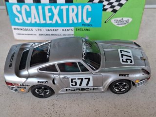 SCALEXTRIC PORSCHE 959 SILVER