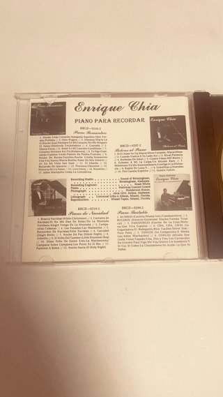 2 CDs Enrique Chia Piano para Recordar