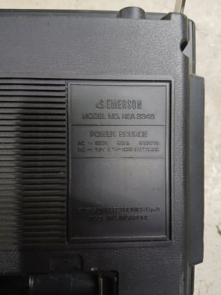 Radio cassette Emerson modello 3345
