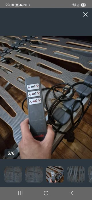Somier articulado eléctrico 150cm