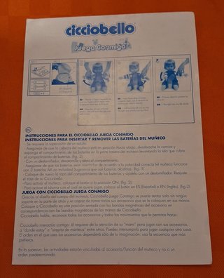 Cicciobello Juega Conmigo (versione in spagnolo)