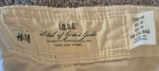 Pantalón de H&M L.O.G.G. color crudo