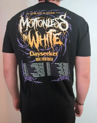 CAMISETA NEGRA - MOTIONLESS IN WHITE - TALLA XL