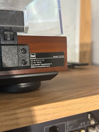 Tocadiscos Dual CS 429 Nogal ( Nuevo )