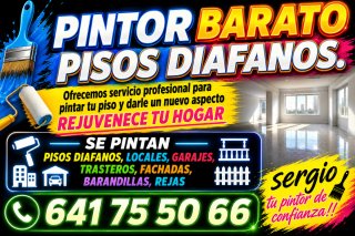 Pintura de pisos y locales oferta de verano