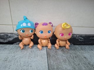 3 Muñecos Bellies funcionando y regalo otros  tres