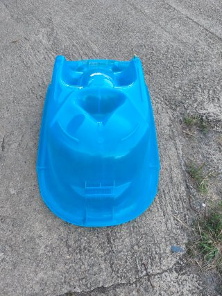 Bañera bebé azul