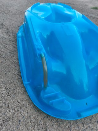 Bañera bebé azul