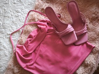 Sandalias Zara rosas talla 39
