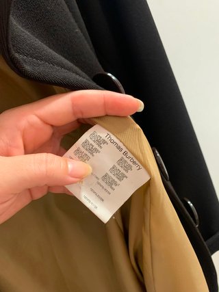 Gabardina Burberry T38 Marrón