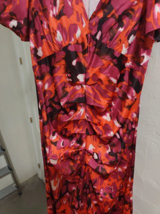 Vestido fiesta estampado talla única