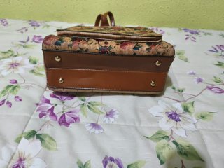 Mochila Corcho Portugues de Flores Nueva!!