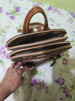 Mochila Corcho Portugues de Flores Nueva!!