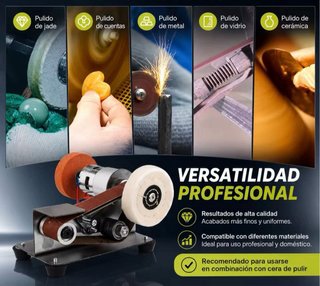 Mini lijadora de banda  afilador de cuchillos