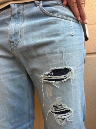 Bermuda vaquera Pull&Bear desgastada Talla L