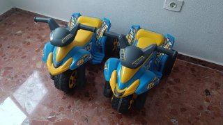 2 Quads a batería para niños Feber