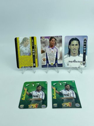 5 x Sergio  Ramos  Real  Madrid  Mundicromo 2008