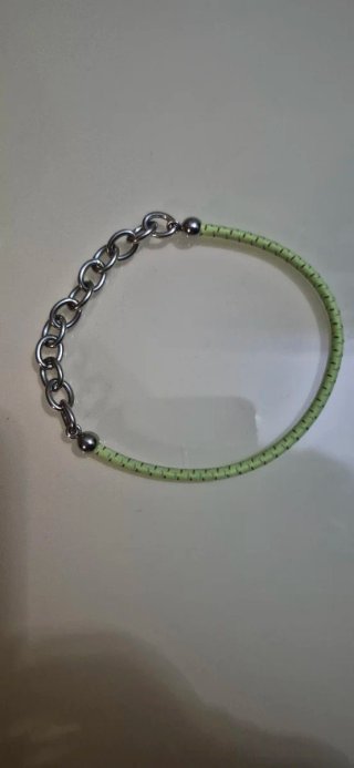 Pulsera Tous Cadena y Hilo Verde