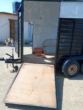 Remolque  van dos caballos