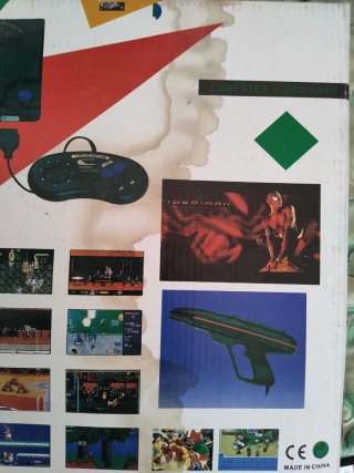 Consola con juego retro