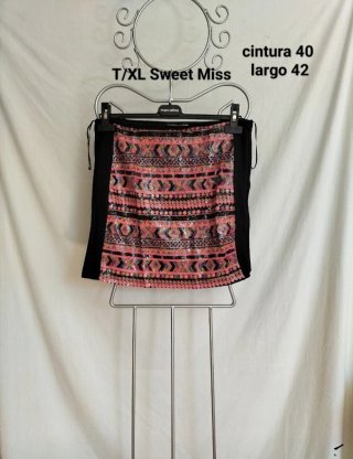 Falda Sweet Miss T/XL Estampada