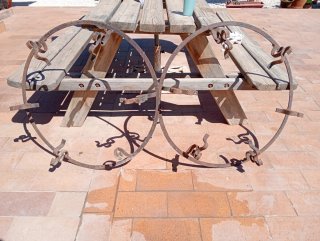 Estructuras de hierro forjado circulares