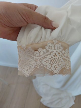 Vestido de novia blanco, sin estrenar.