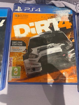 PS4 Juegos: FC 24, Dirt 4, CoD, FIFA 18, 20