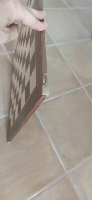 Tablero de ajedrez de madera