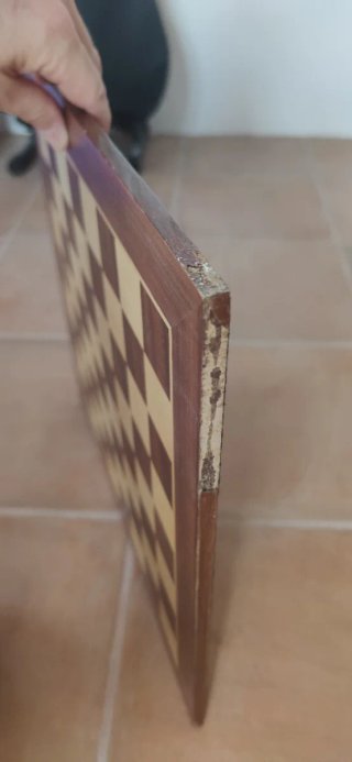 Tablero de ajedrez de madera
