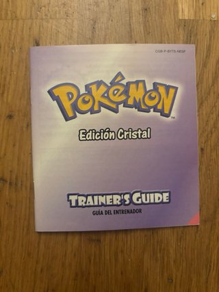 Pokémon Edición Cristal Game Boy Cartucho