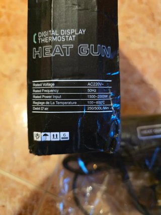 Pistola de calor Xa-B020 2000W