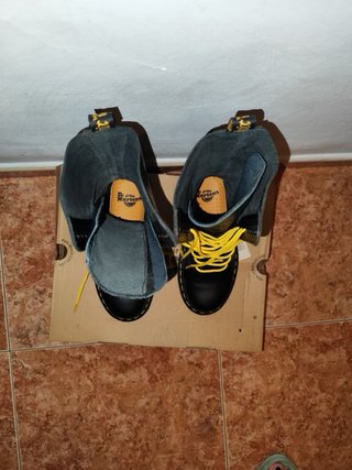 Botas Dr. Martens 1914 Piel Negra 14 Ojales