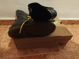 Botas Dr. Martens 1914 Piel Negra 14 Ojales