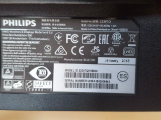 Monitor Philips Negro