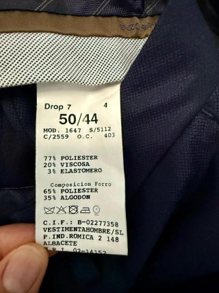 Traje de Novio Azul Aguilar Novias