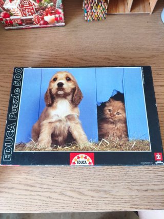 Puzzle Educa 500 piezas Cachorros