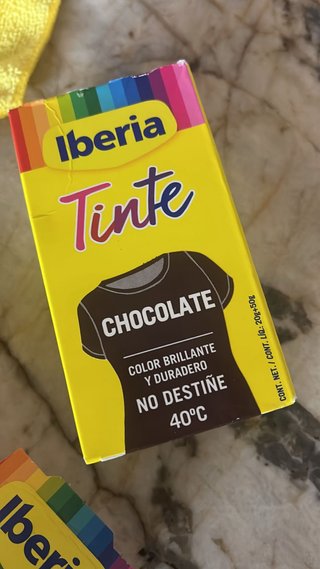 Tinte Iberia Chocolate para Ropa