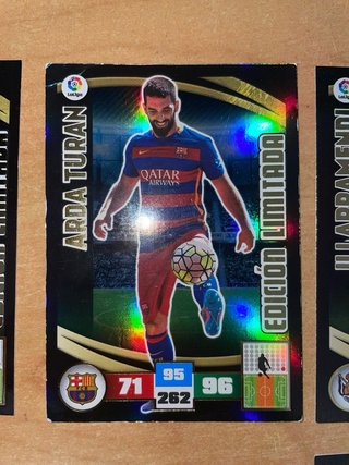 Lote 5 cromos edición limitada 15-16