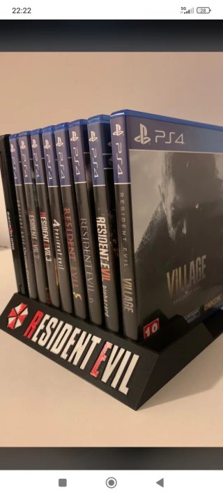 Expositor Soporte de Juegos Resident Evil PS4