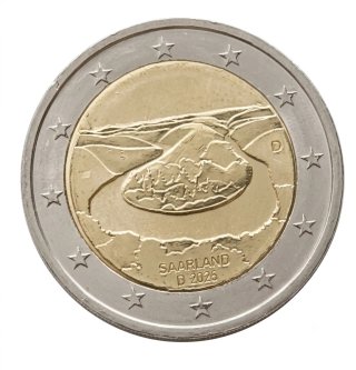 Moneda 2 Euros Alemania Saarland D 2025