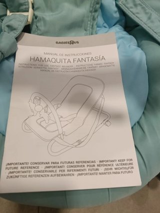Hamaca para bebé con diseño de búhos
