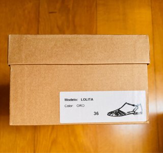 Sandalias Lolita Oro Talla 36 Nuevas