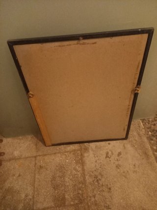 Cuadro Vintage Cristal Gruyas Asiáticas