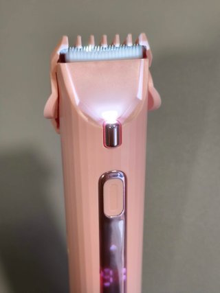 Afeitadora Eléctrica Mujer 2 en 1 Rosa y Dorada
