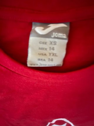 Camiseta Joma Roja Talla XS