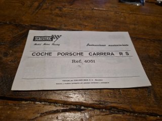 Scalextric Porsche Carrera RS Ref. 4051