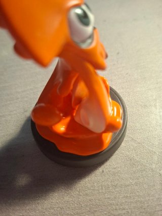 Amiibo Calamar Naranja Splatoon Nintendo
