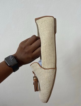 Bailarinas ALDO Beige y Dorado Tassels